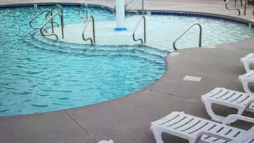 Indoor pool, outdoor pool
