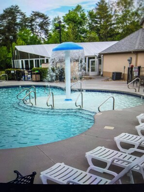 Indoor pool, outdoor pool