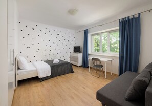 1 sovrum, strykjärn/strykbräda, wi-fi och sängkläder