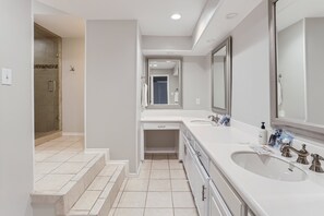 Sèche-cheveux, serviettes fournies, savon, shampoing