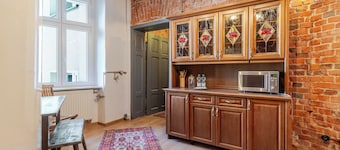 Gliwice Industrial Brick Style Apartment