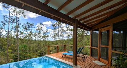Pine ridge retreat villa w/ pool & waterfall