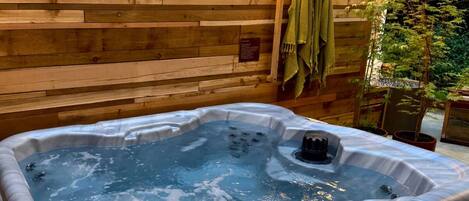 Idromassaggio all'aperto