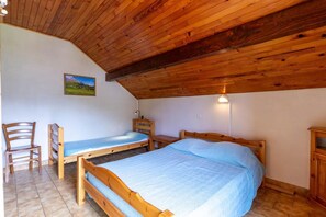 1 bedroom, iron/ironing board, travel crib, free WiFi