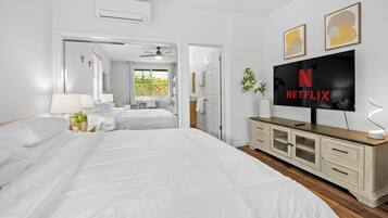 Iron/ironing board, WiFi, bed sheets, wheelchair access