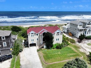 Exterior - OCEANFRONT, priv pool & Hot Tub, Rec Room-WL1011, Sea Esta (Corolla)