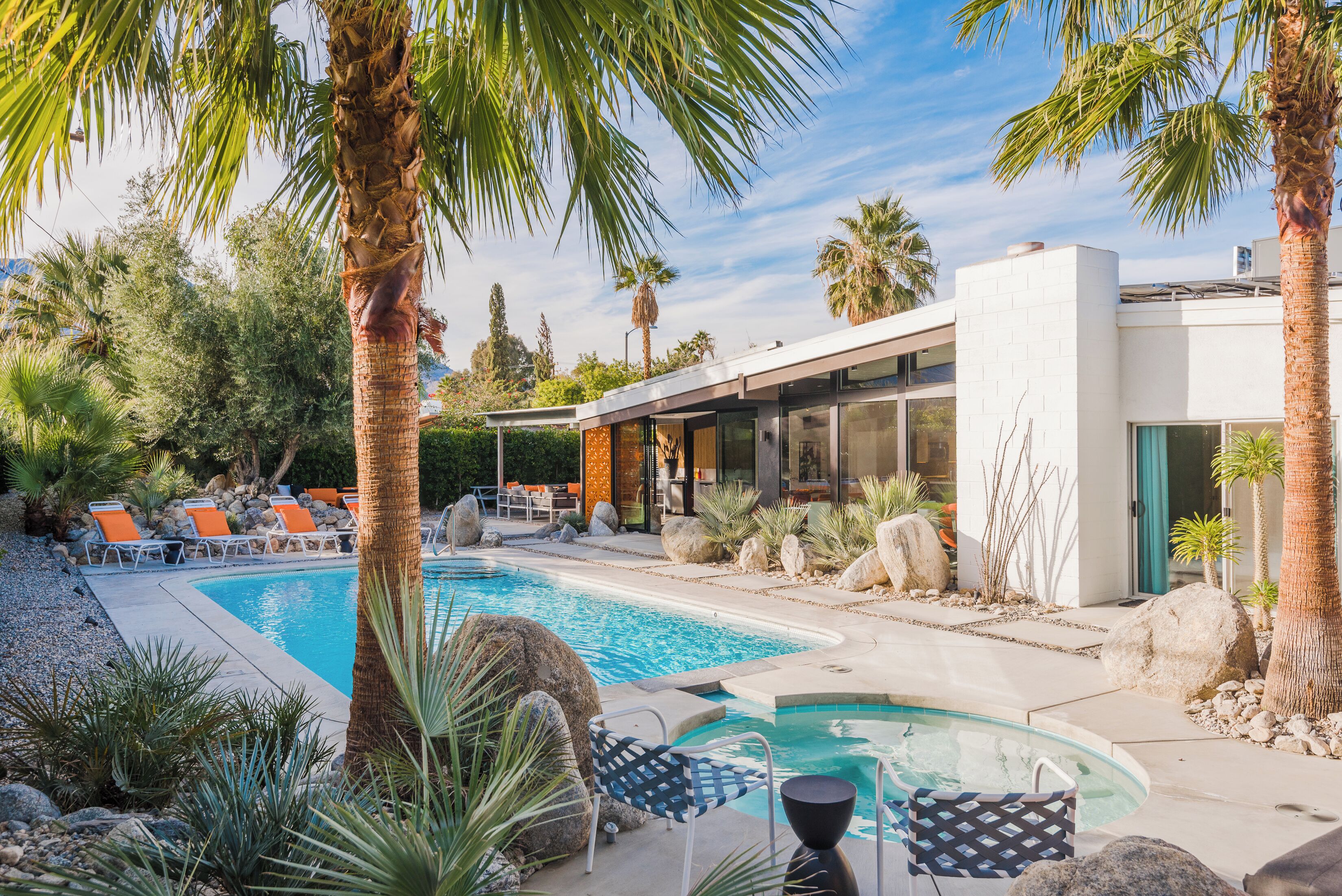 Piscine extérieure, piscine chauffée