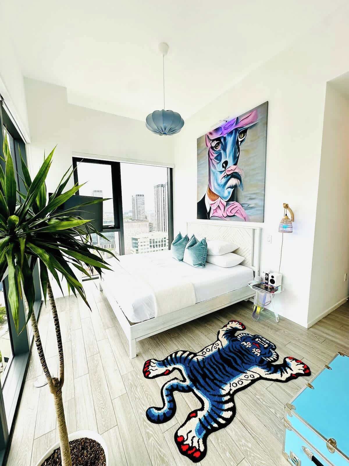 2 bedrooms, iron/ironing board, travel crib, WiFi