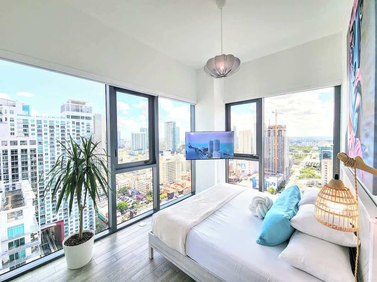 2 bedrooms, iron/ironing board, travel crib, WiFi