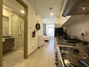 Hair dryer, towels
