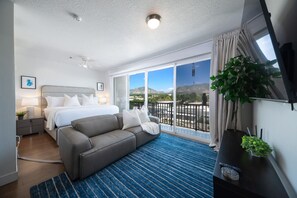 Desk, iron/ironing board, travel crib, free WiFi - Sugarhouse - Panoramic Mountain Views! Studio! (Salt Lake City)