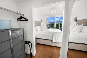 Desk, iron/ironing board, travel crib, free WiFi