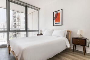 1 室のベッドルーム、WiFi、ベッドシーツ