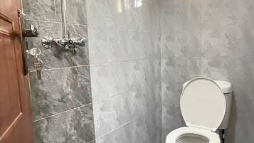 Towels, soap, toilet paper