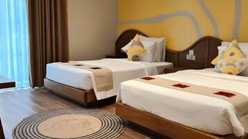 Biệt thự Deluxe, 6 phòng ngủ, ban công, quang cảnh vườn | Bàn, truy cập Internet không dây miễn phí, bộ trải giường