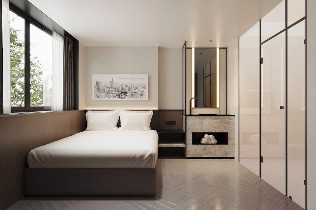 Habitación doble junior | Escritorio, cortinas blackout, wifi gratis y ropa de cama 