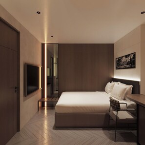 Dobbeltrom – standard | Skrivebord, blendingsgardiner og wi-fi (inkludert)