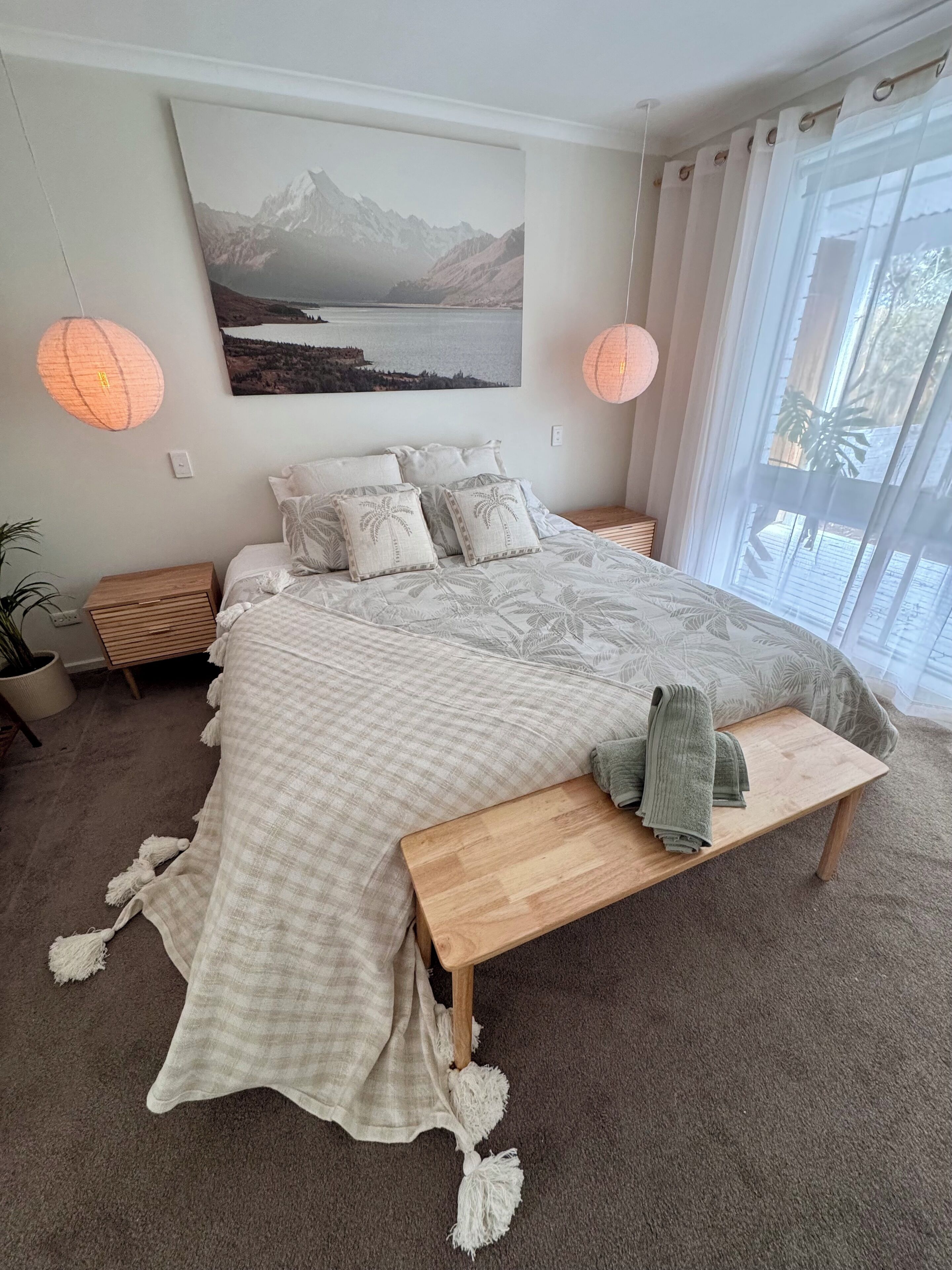 2 chambres, fer et planche à repasser, Wi-Fi, draps fournis