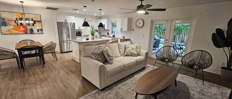 Smart-tv och en stereo