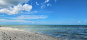 Sun-loungers, beach towels
