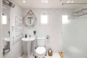 Shower, hair dryer, bidet