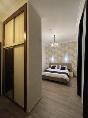 Classic Double or Twin Room, Garden View | In-room safe, laptop workspace, blackout drapes, soundproofing - Vasiev's Guest House (Samarkand)