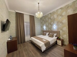 Classic Double or Twin Room, Garden View | In-room safe, laptop workspace, blackout drapes, soundproofing - Vasiev's Guest House (Samarkand)