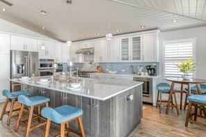 Fridge, microwave, oven, stovetop - Brand New! Steps to Beach, Private Pool and Hot Tub, Putt-Putt, Fenced Yard, $300 in Free Tickets! (St. Augustine)