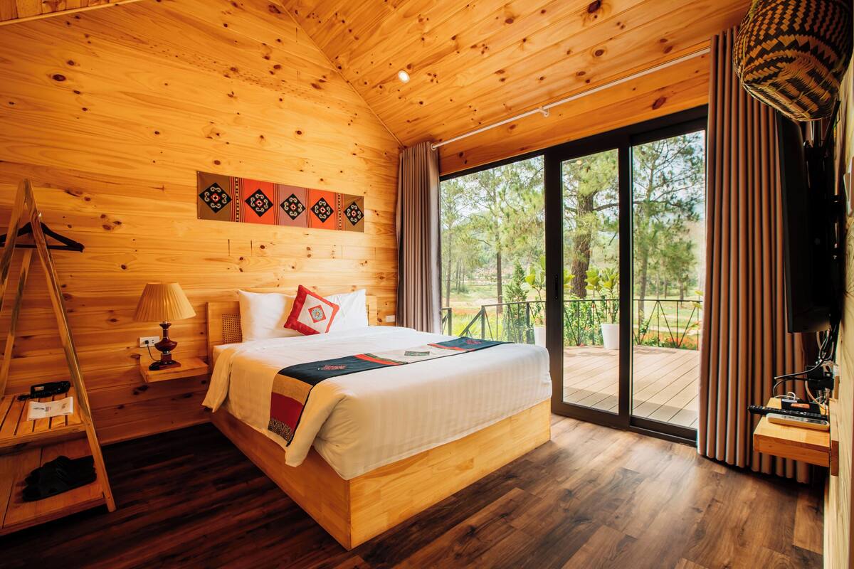 Bungalow Deluxe, balcón, vista al valle | Escritorio y wifi gratis