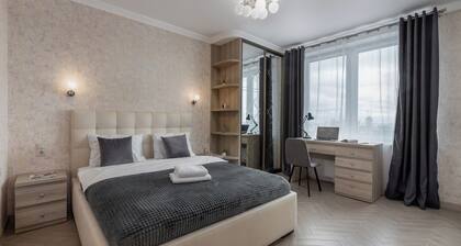 3-room apt with view of National Library