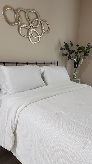 1 habitación, tabla de planchar con plancha, wifi y ropa de cama