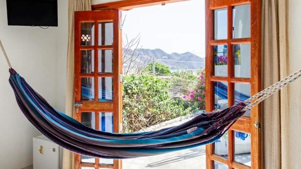 Interior - Casa Tara Double room with terrace and sea sight (Taganga)