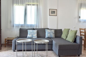TV - Beachfront Bliss in Nikiti, Spacious 2 Story Villa with Stunning Sea Views (Nikiti)