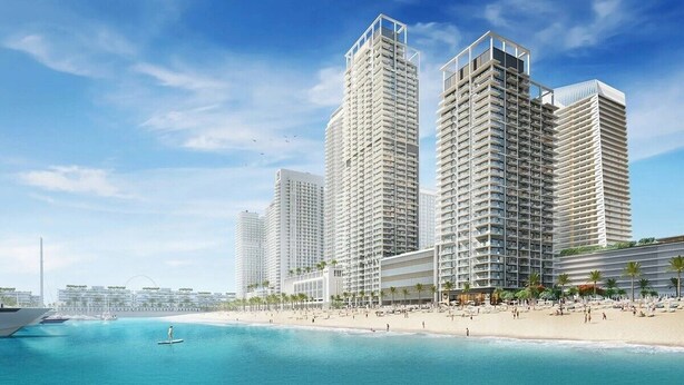 Beach - Beachfront 2BR w Palm & Sea Views (Dubai)