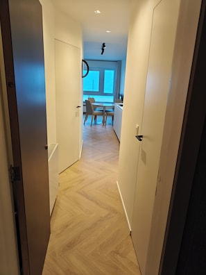 Interior - 
Studio apartment 100 meters from the beach at the sea in West Flanders (Oostende)
