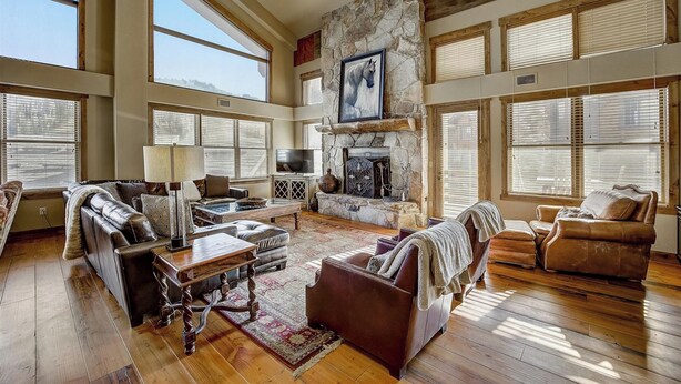 Smart TV, fireplace, offices - 7 Condos, Ski-in/Ski-Out + Hot Tubs | Sleeps 30 | Mont Cervin by AvantStay (Park City)