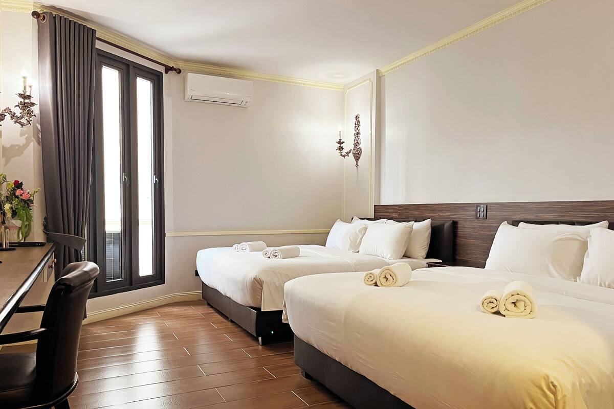 Quadruple Room, City View
