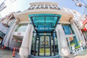 Fachada de la propiedad