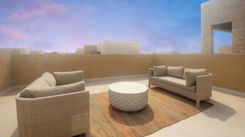 Luxury-Villa, Poolblick | Balkon
