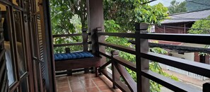 Standard Twin Room, City View | Terrace/patio