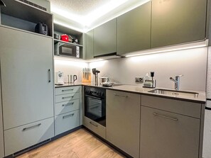 Microwave, oven, dishwasher, highchair
