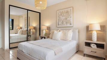 2 bedrooms, iron/ironing board, travel crib, free WiFi