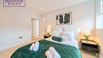 1 bedroom, desk, iron/ironing board, travel cot