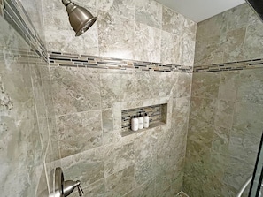 Hair dryer, towels