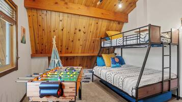 2 bedrooms, iron/ironing board, travel crib, WiFi