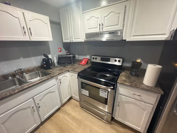 Microwave, oven, stovetop