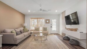 TV - Modern Coastal Luxury in this 2BR 2.5BA Townhouse Steps from the Sand! (Panama City Beach)