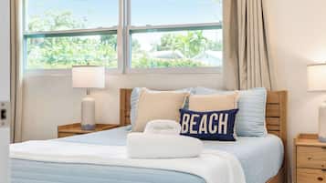 4 habitaciones, tabla de planchar con plancha, cuna de viaje y wifi