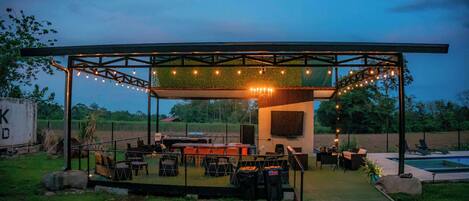 Restauration en plein air