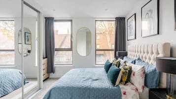 1 bedroom, iron/ironing board, internet, bed sheets